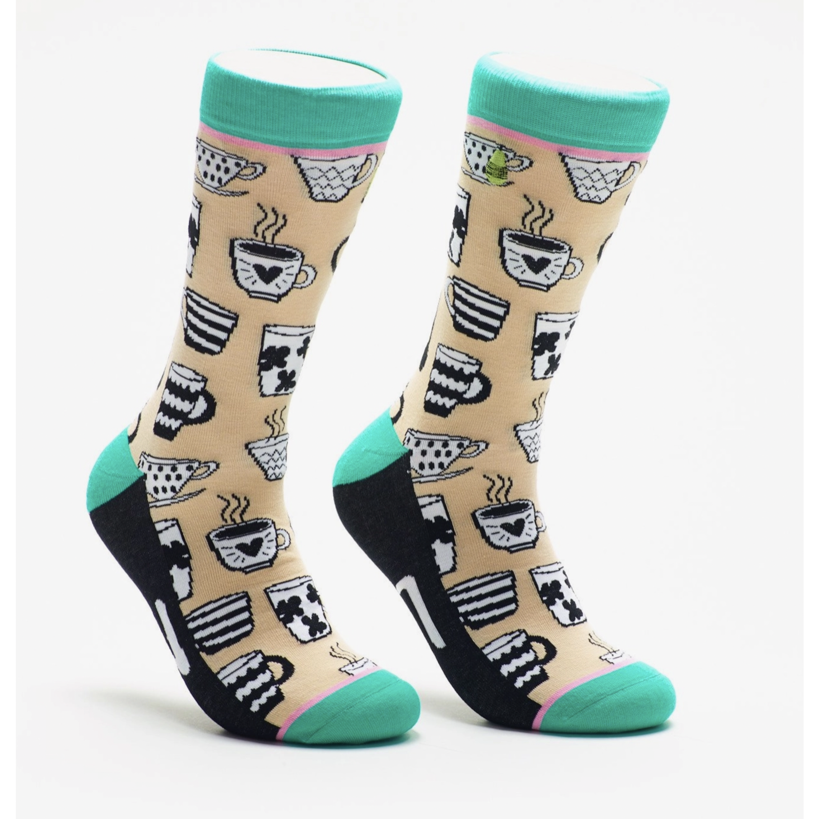 Woven Pear Crew Socks Mug Life