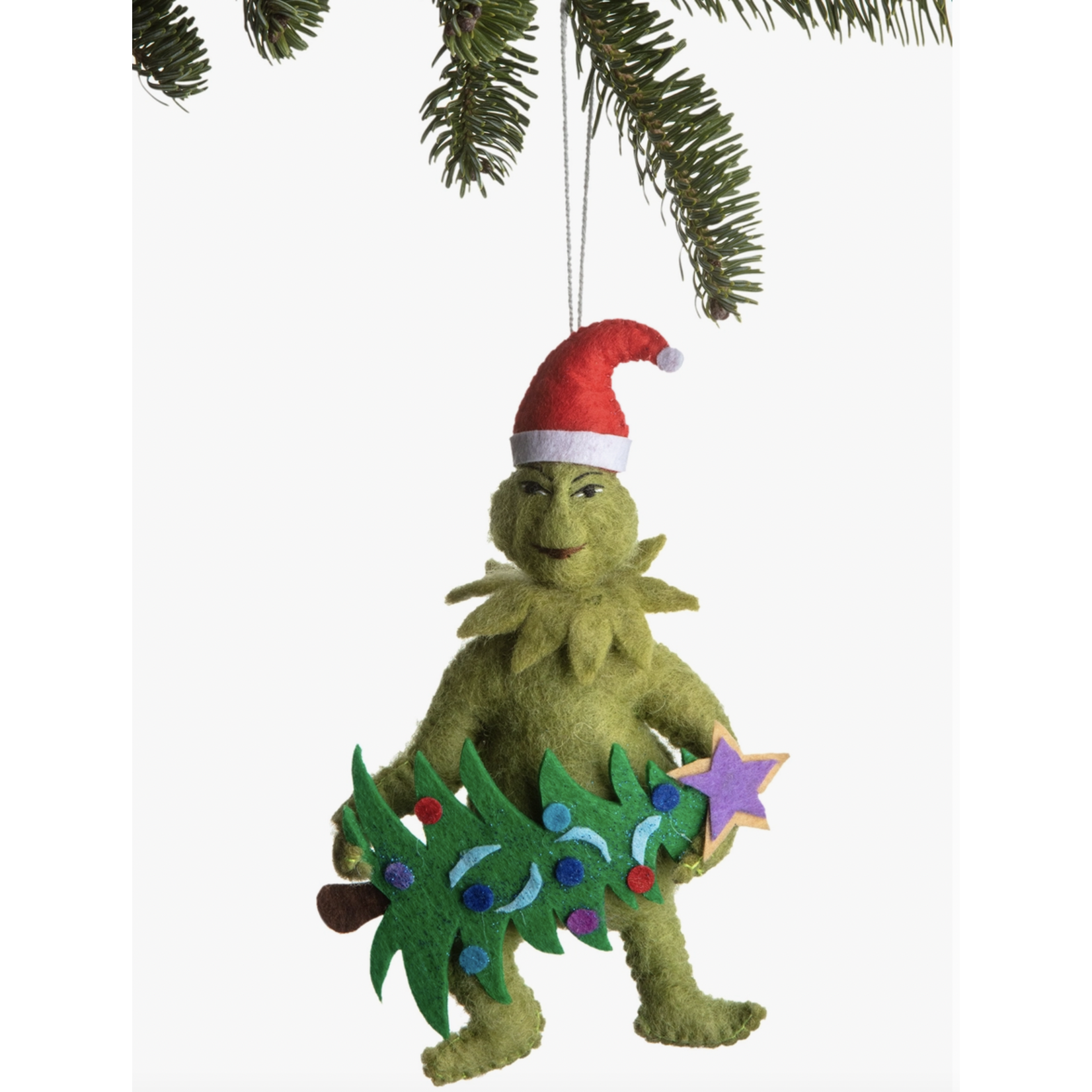 Grinch & Xmas Tree Ornament The Brass Owl