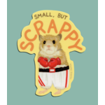 Yeppie Paper Small But Scrappy Hamster Sticker