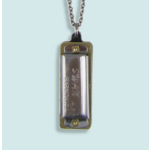 Ornamental Things Silver Harmonica Necklace