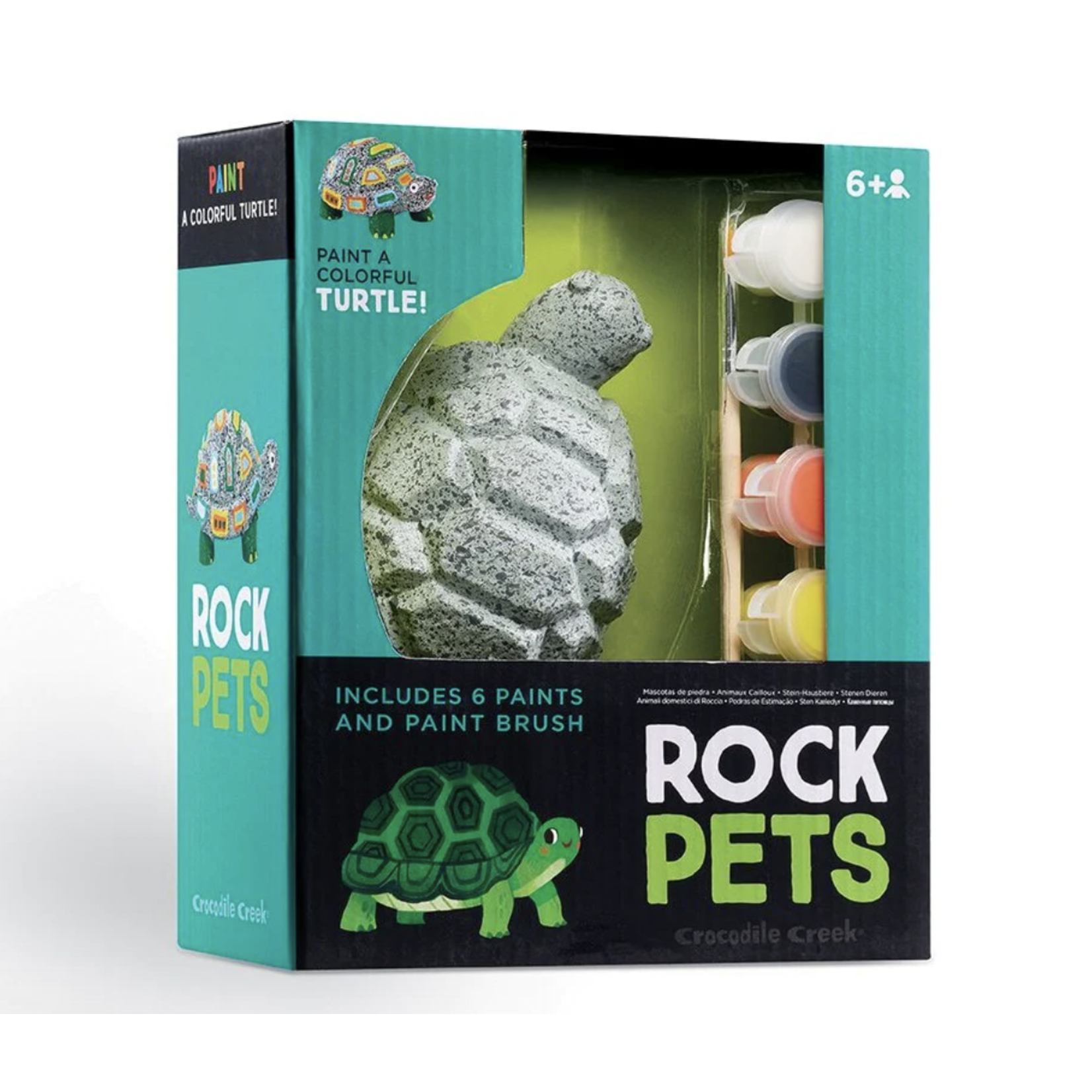 Crocodile Creek Rock Pets-Turtle