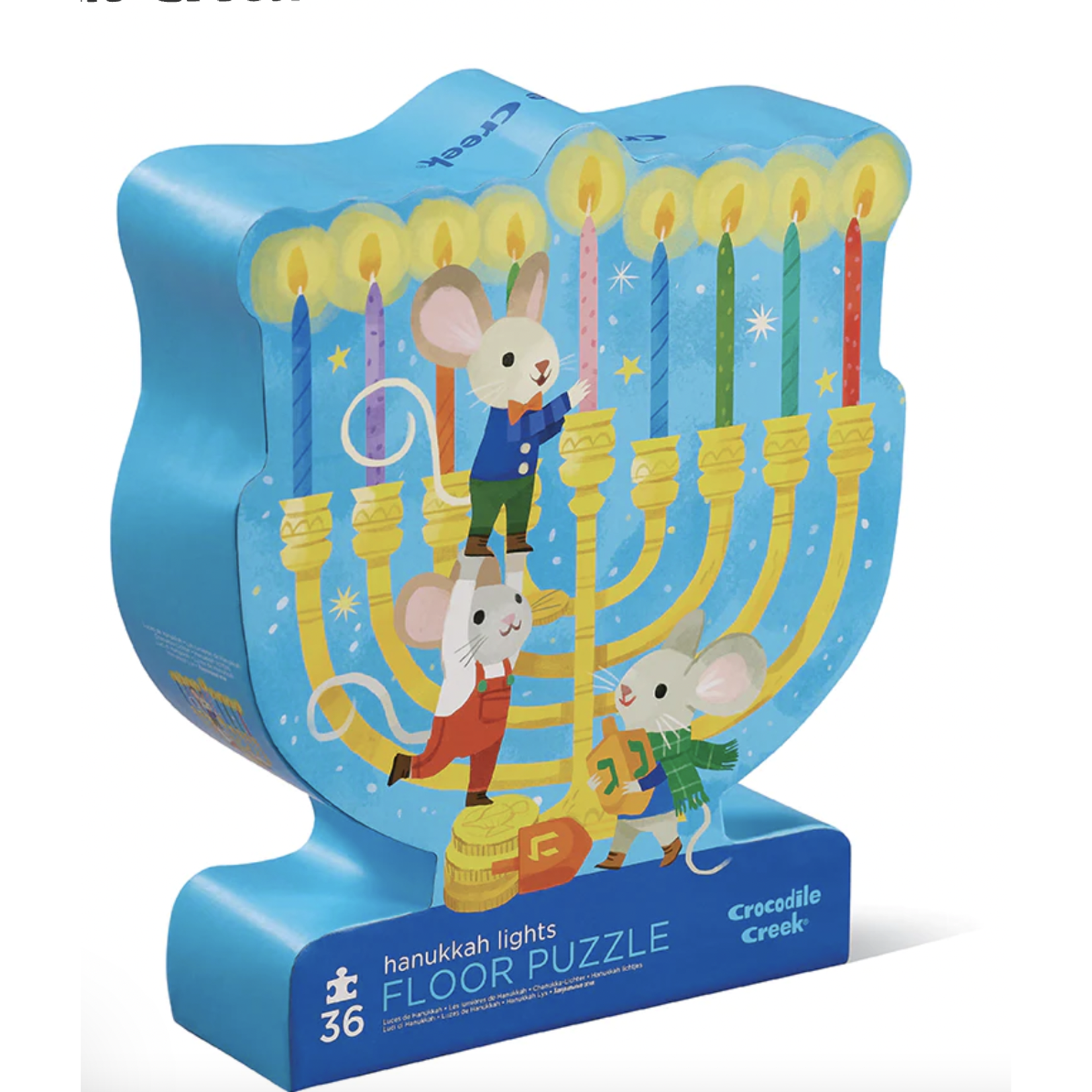 Crocodile Creek 36 Pc Puzzle-Hanukkah Lights