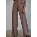 By Together The Leonie Pants-Dark Mauve