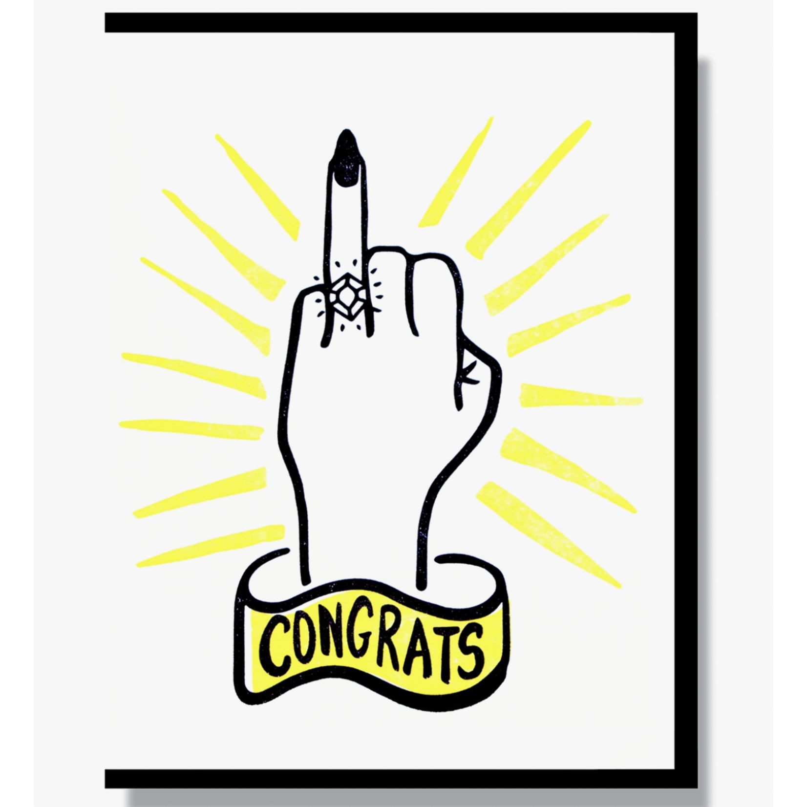 Smitten Kitten Congrats Card