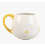 Something Different Daisy Flower Rounded Mug