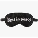Something Different Gothic Rest in Peace Satin Eye Mask