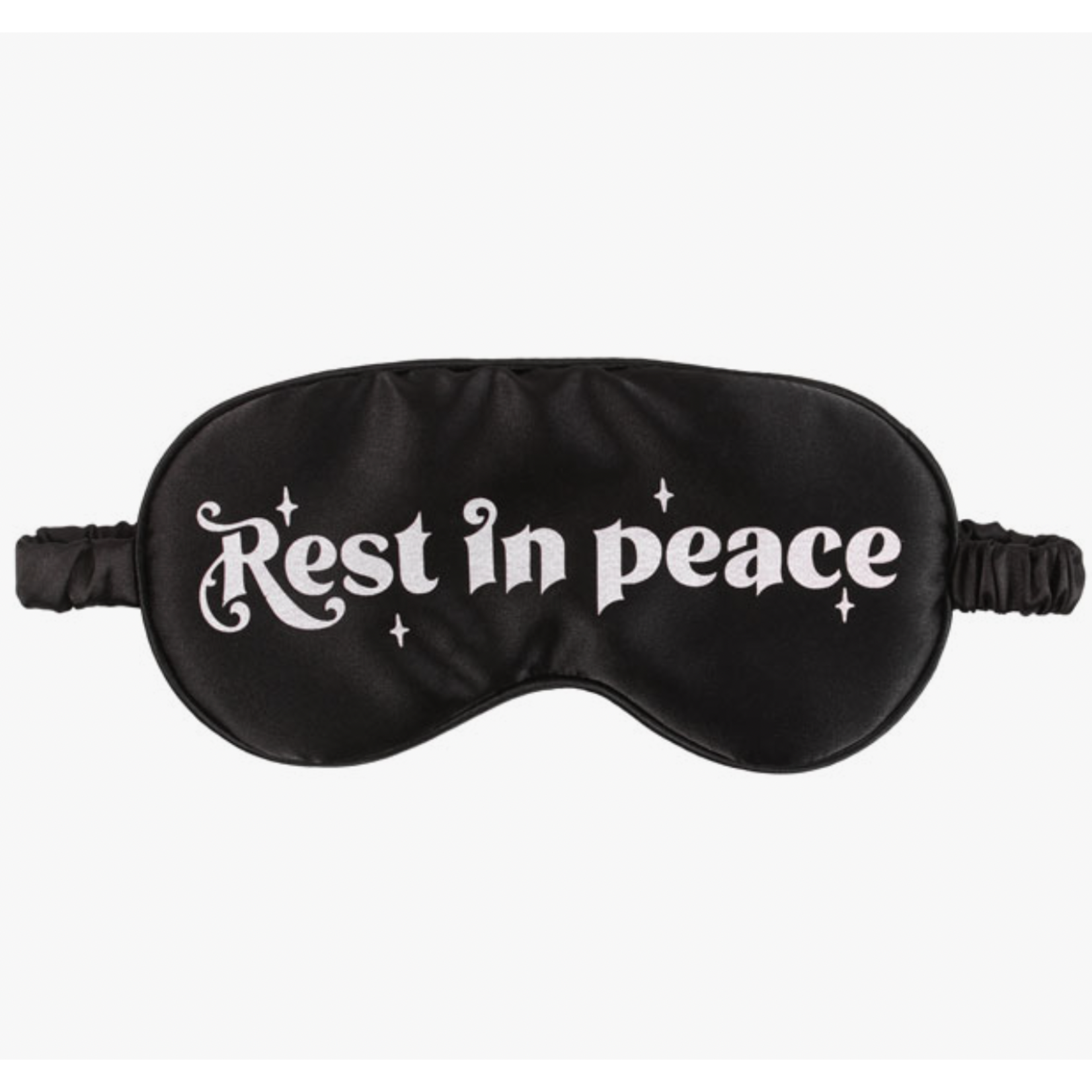 Something Different Gothic Rest in Peace Satin Eye Mask