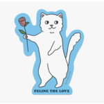 Seltzer Feline Love Cat Sticker