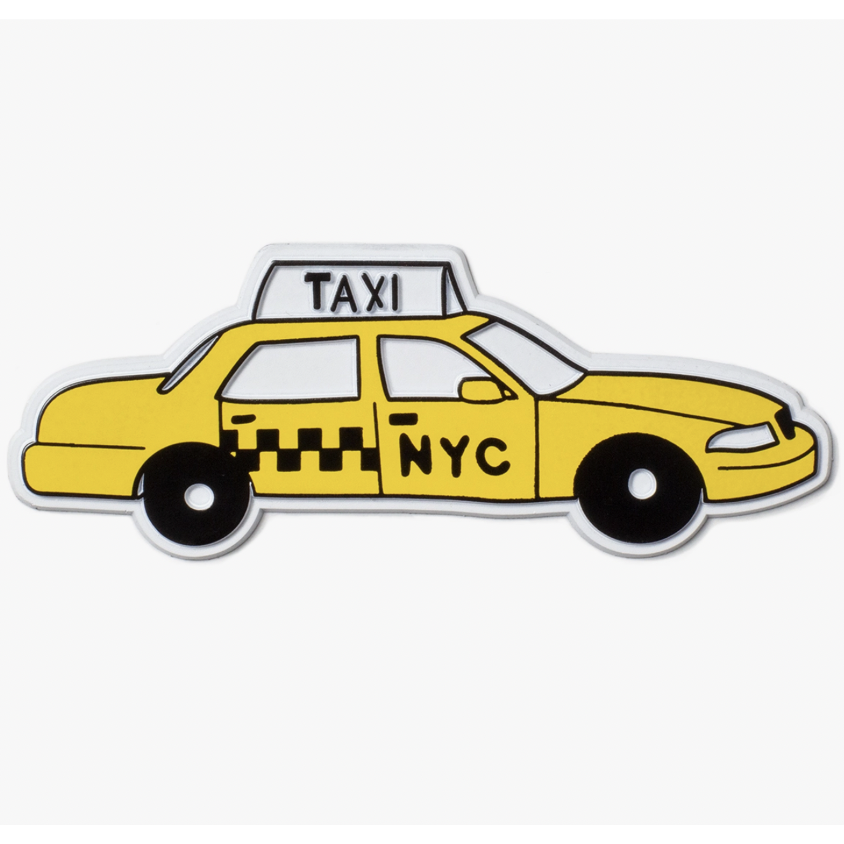Seltzer NYC Taxi Retro Magnet