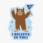 Seltzer Yeti Believe Sticker