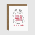 Brittany Paige Thank You Plastic Bag Card