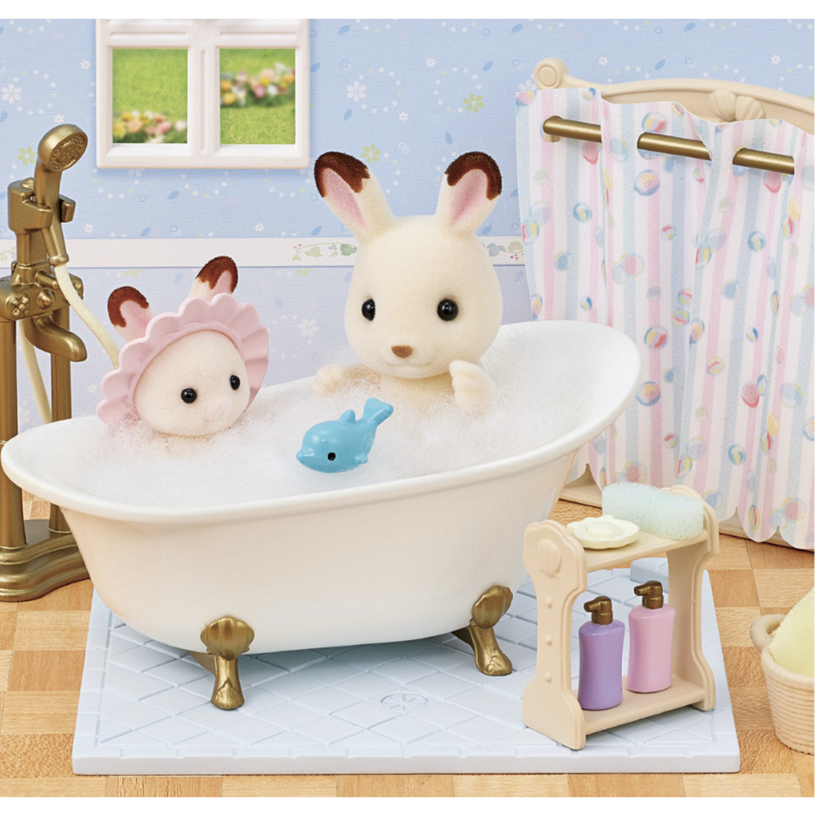 Calico Critters Bath and Shower Set