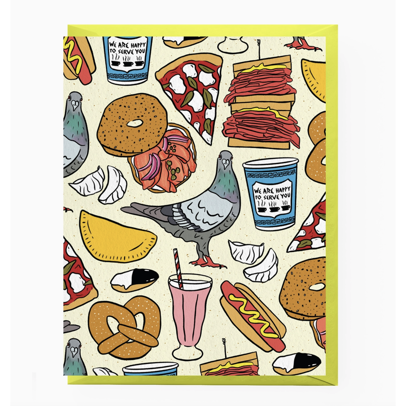 Boss Dotty New York City Patterned Greeting Card