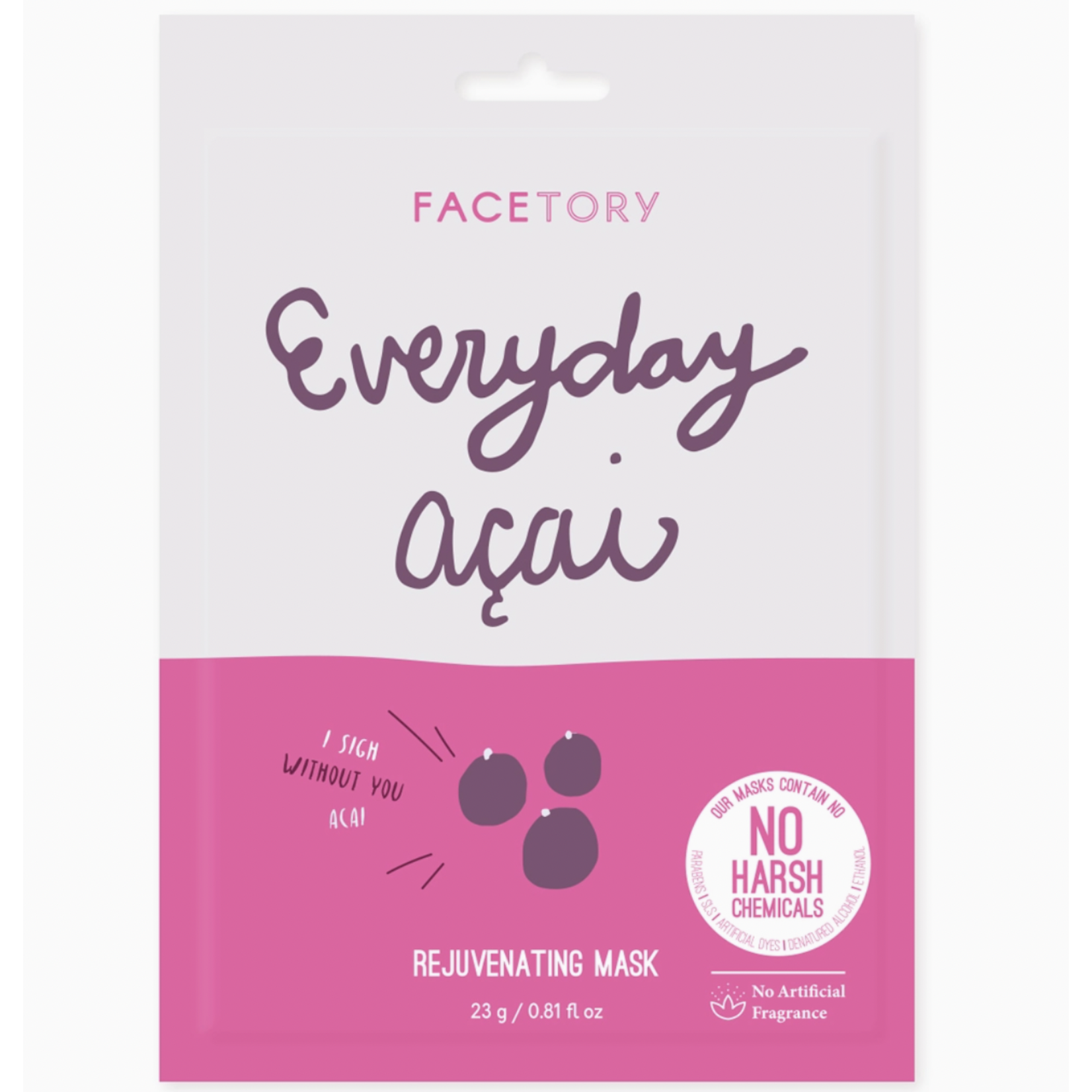 FaceTory Everyday, Acai Rejuvenating Mask