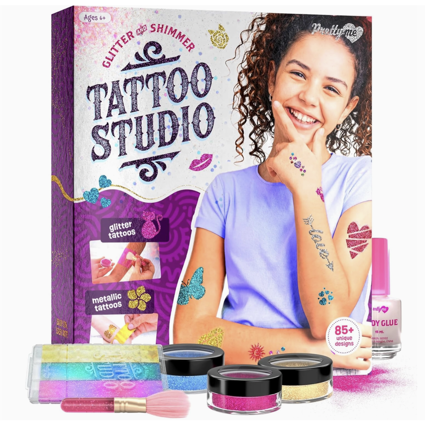 Dan&Darci Temporary Shimmery Tattoo Studio Kit