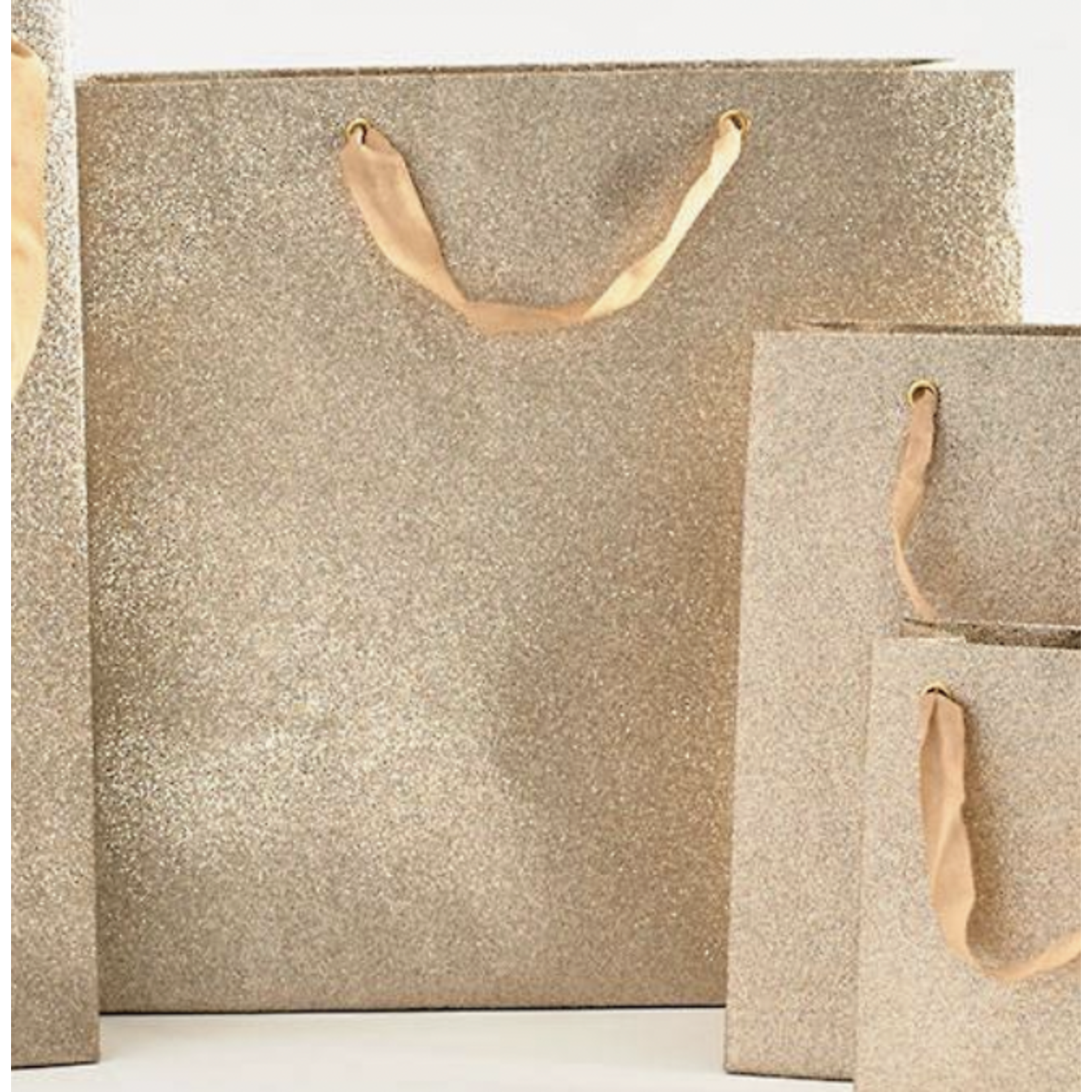Paper Source Champagne Glitter Gift Bag large