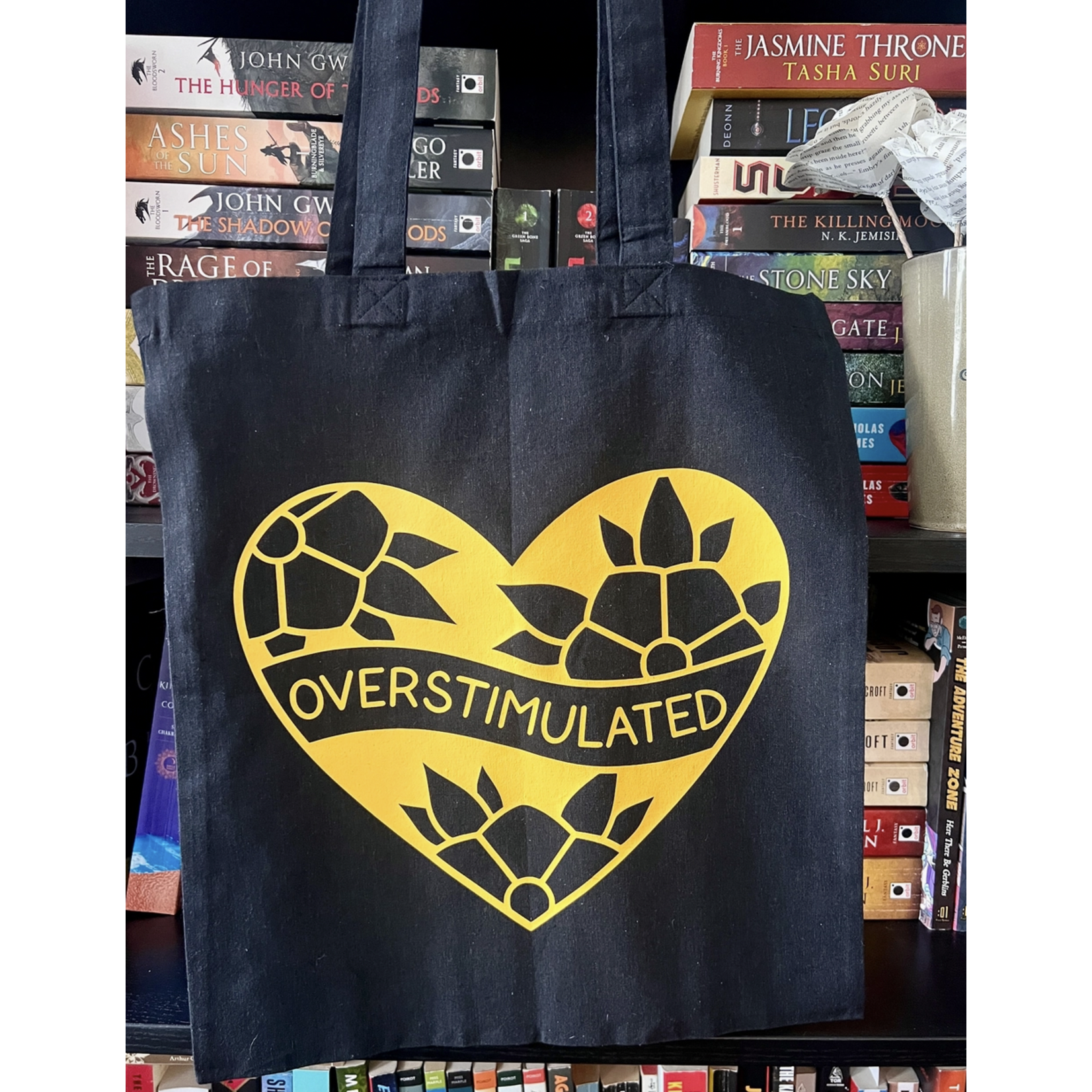 Mourning Breath Overstimulated Cotton Tote FINAL SALE