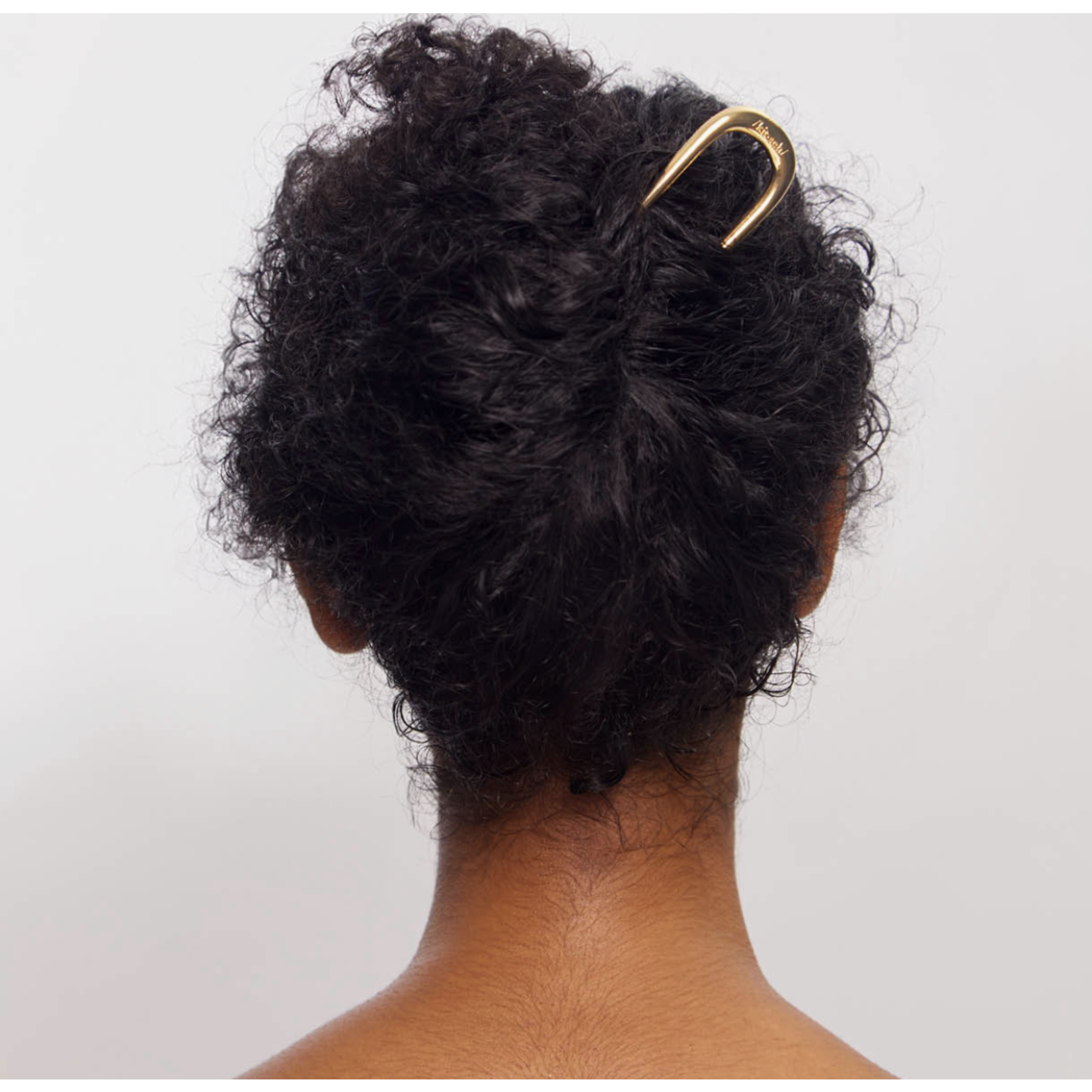 Kitsch Metal French Hair Pin 1pc- Gold