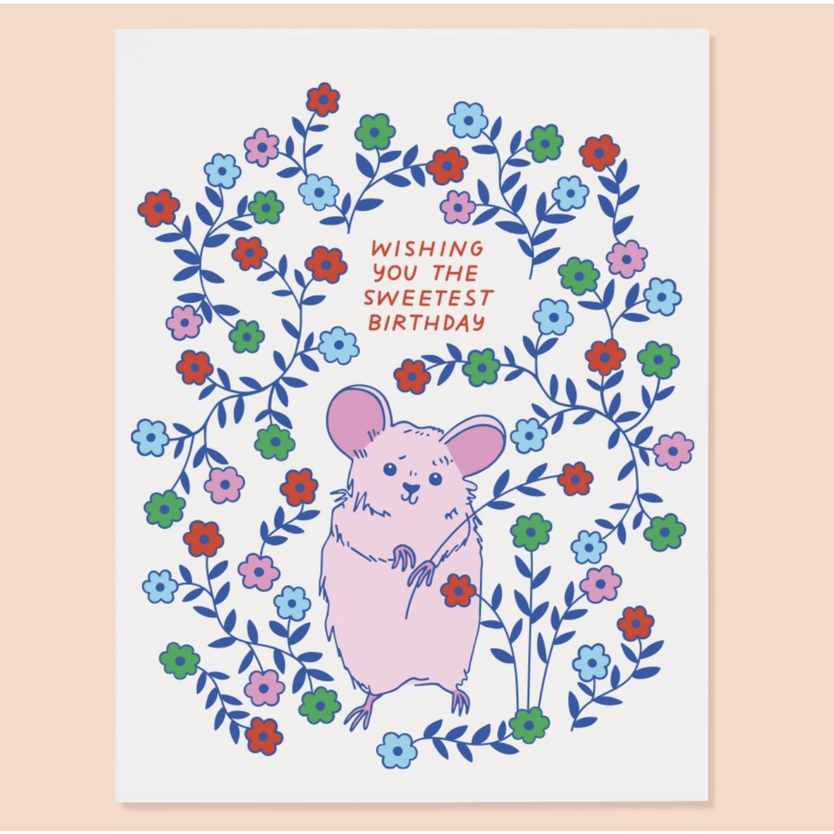 The Good Twin Bday Mouse Card