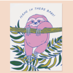 The Good Twin Hang in There Sloth Card