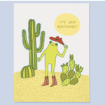 The Good Twin Western Frog Bday Card