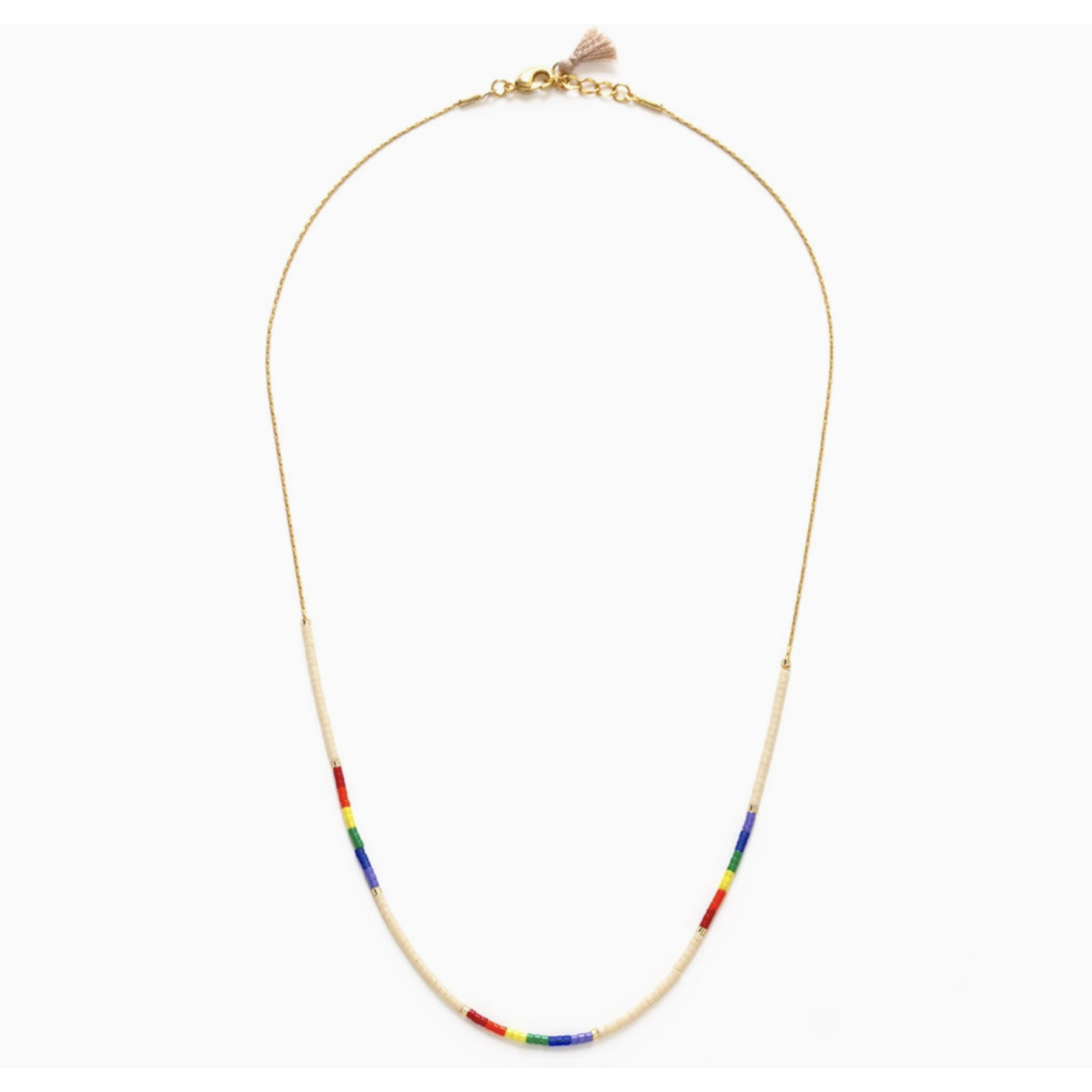 Amano Studio Rainbow - Japanese Seed Bead Necklace