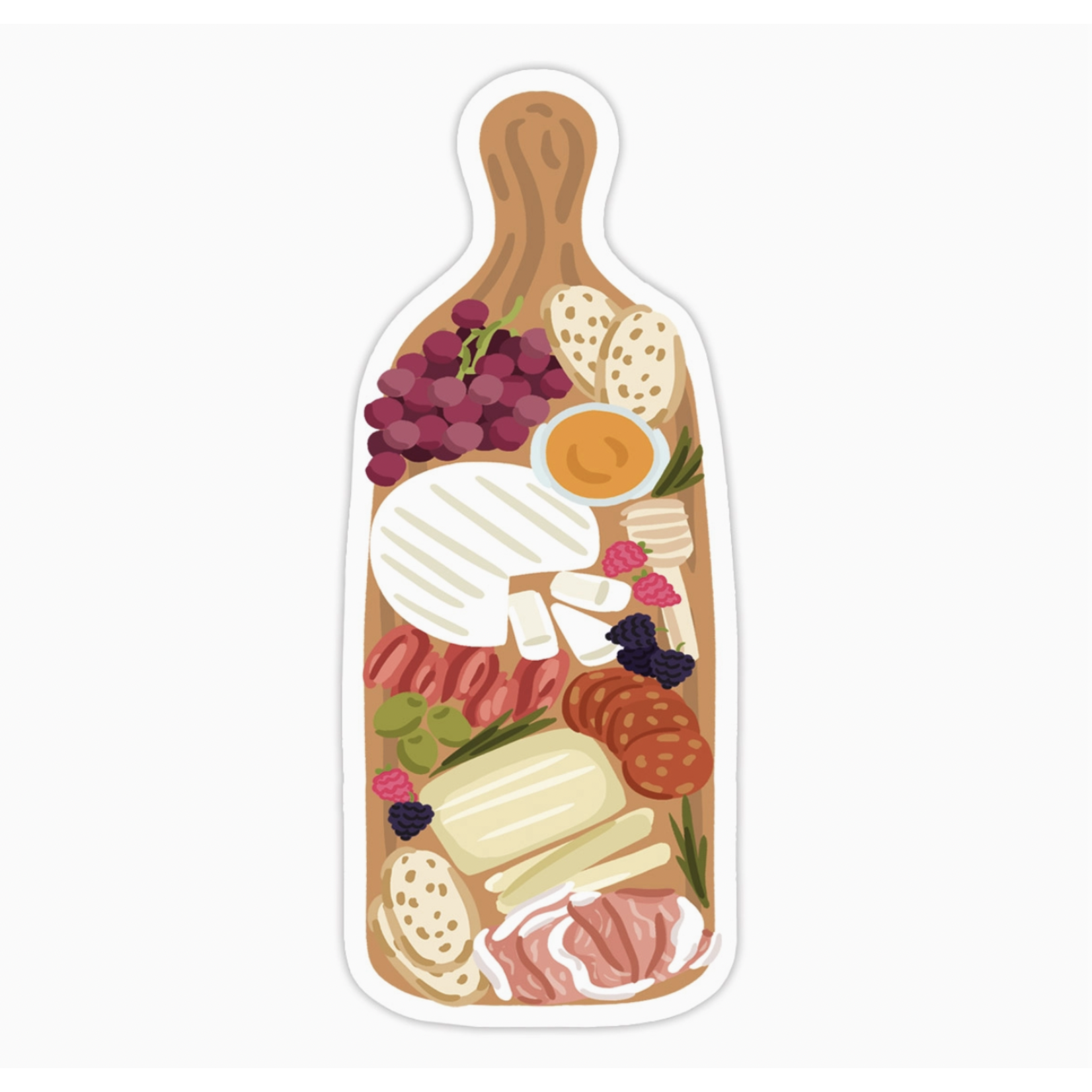 Bloomwolf Studio Charcuterie Board Vinyl Sticker