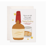 Bloomwolf Studio Whiskey Birthday Greeting Card