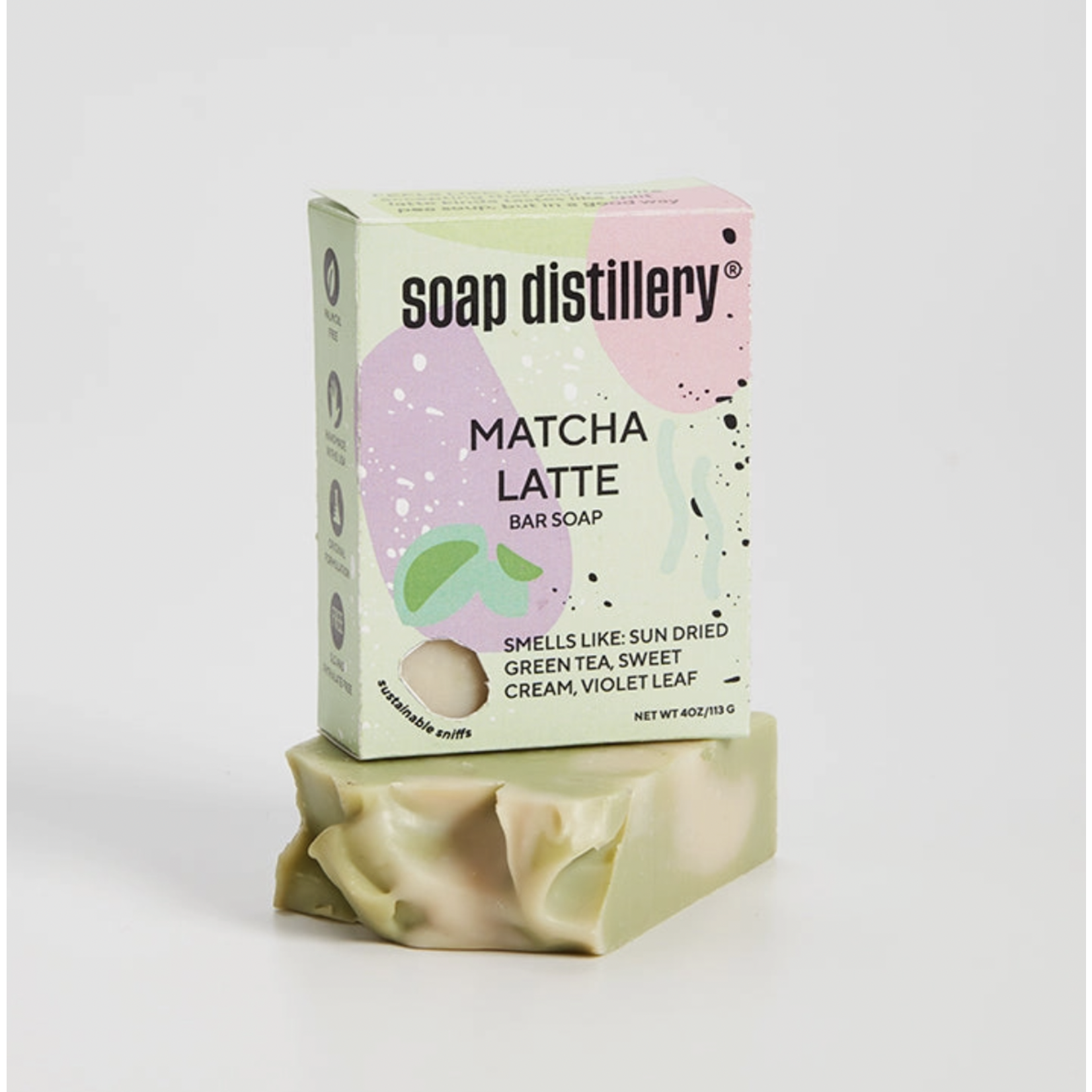 Soap Distillery Matcha Latte Bar Soap