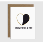 Brittany Paige Black and White Cookie Love Card