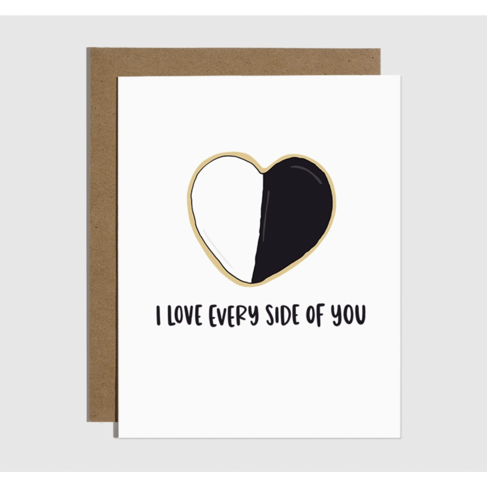 Brittany Paige Black and White Cookie Love Card