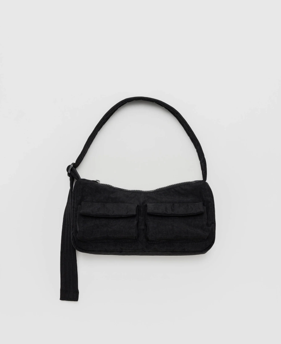 Cargo Shoulder Bag - Black