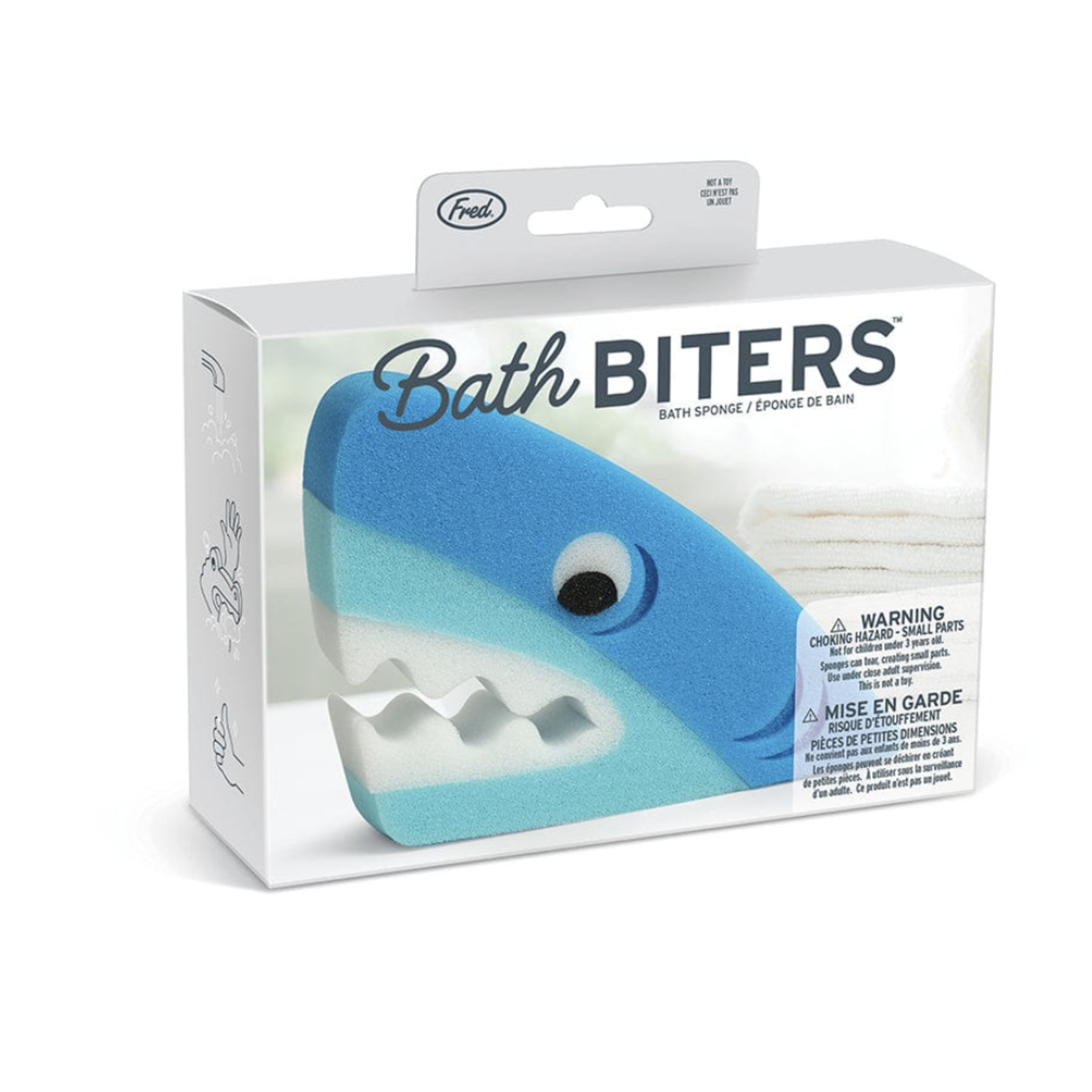 Fred & Friends BATH BITERS - SHARK SPONGE