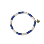 Ink +Alloy Grace Bracelet-Lapis/Ivory