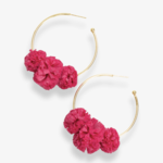 Ink +Alloy Rita Earrings Hot Pink