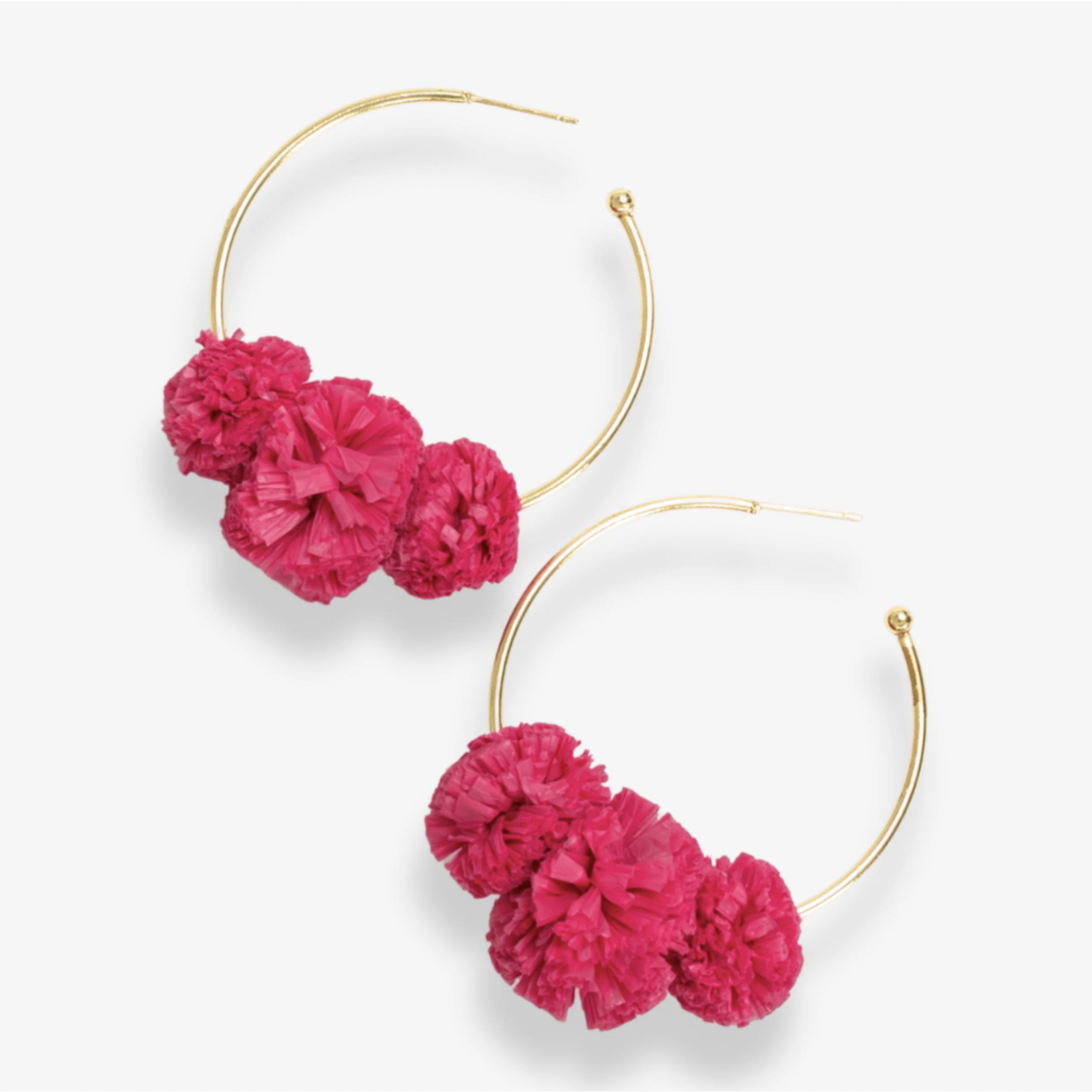 Ink +Alloy Rita Earrings Hot Pink