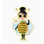 Lucy Loves Paper Bumble Bee Girl Sticker