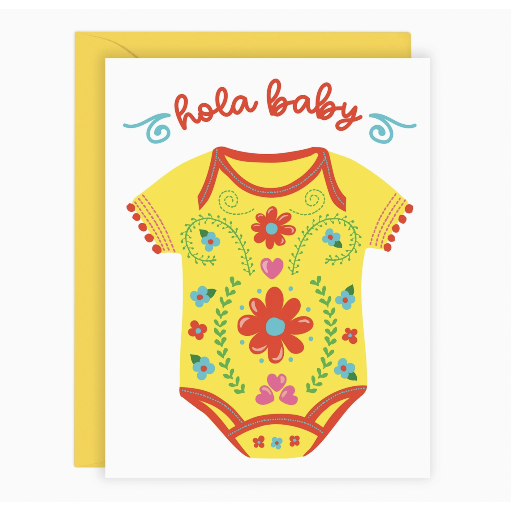 Lucy Loves Paper Hola Baby Card