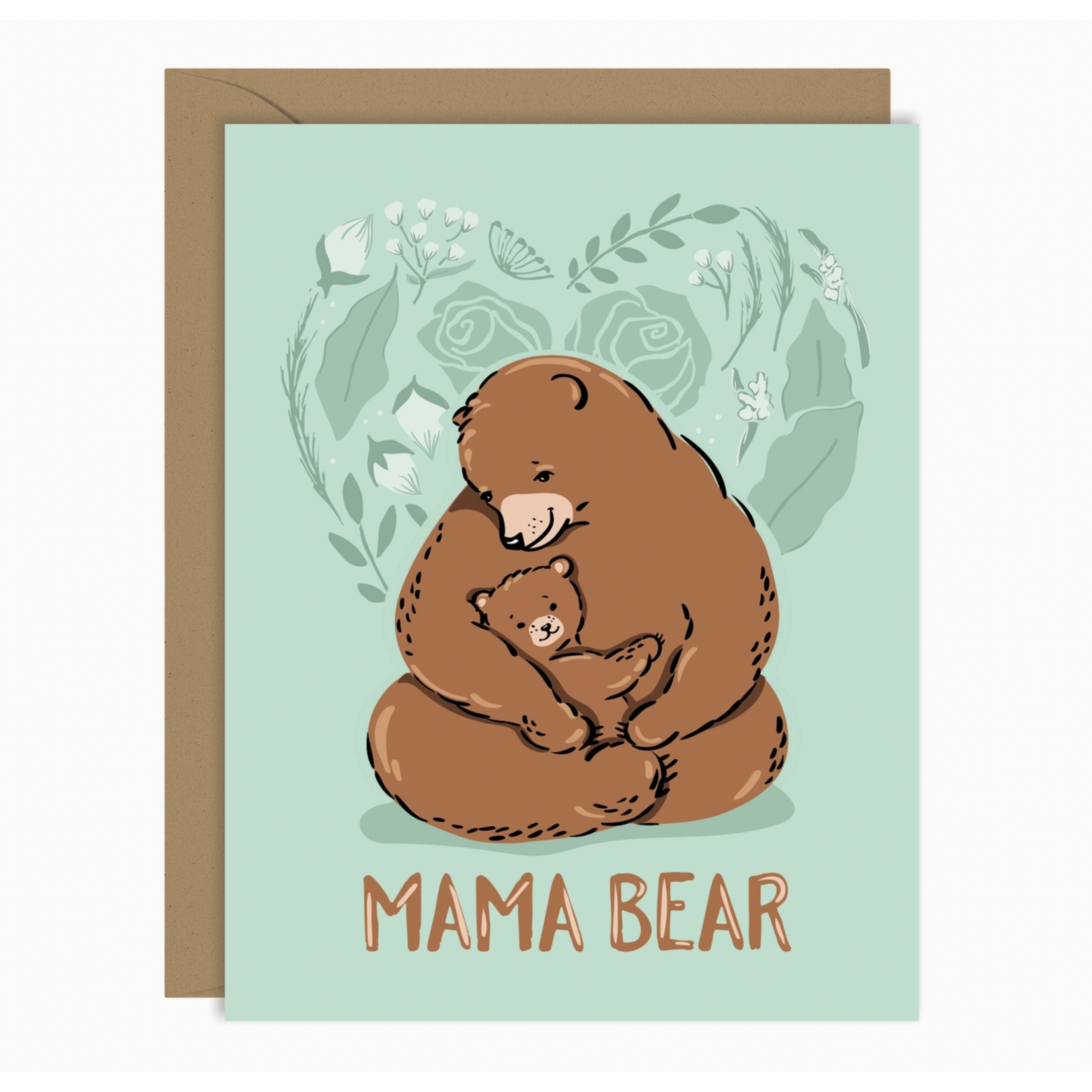 Lucy Loves Paper Mama Bear Illustrated Mother's Day Card