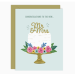 Lucy Loves Paper Mr & Mrs Wedding Card