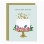 Lucy Loves Paper Mrs & Mrs Wedding Card