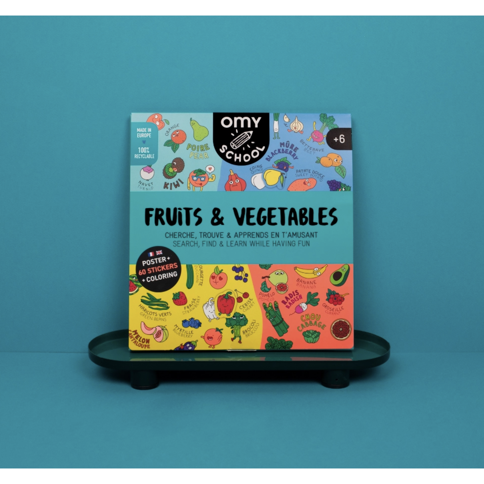 OMY Fruits and Vegetables poster OMY School