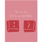Cards by De You are the Key to my Happiness