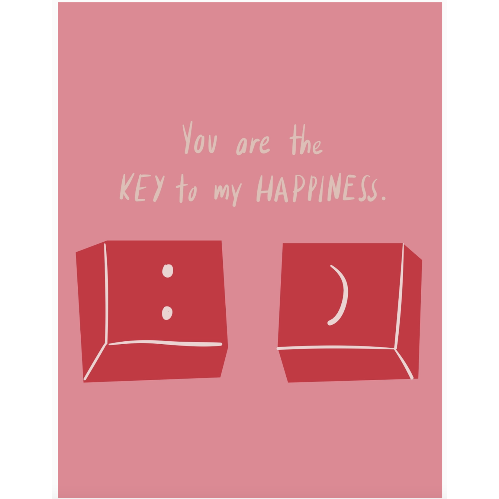 Cards by De You are the Key to my Happiness