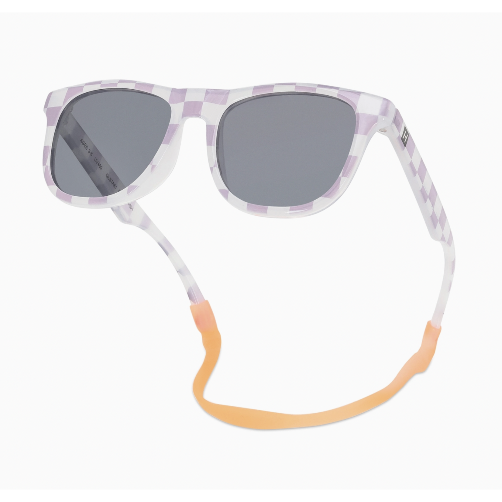 Hipsterkid Extra Fancy Sunglasses - Periwinkle + White Check