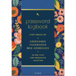 Quarto Books Password Logbook (Hip Floral)