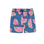 Tea Collection Mid-Length Swim Trunks- Watermelons