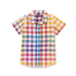 Tea Collection Button Up Shirt-Malindi Plaid