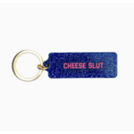 Golden Gems Cheese Slut Rectangle Keytag