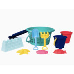 ToySmith 10 Pc Sand Bucket Set